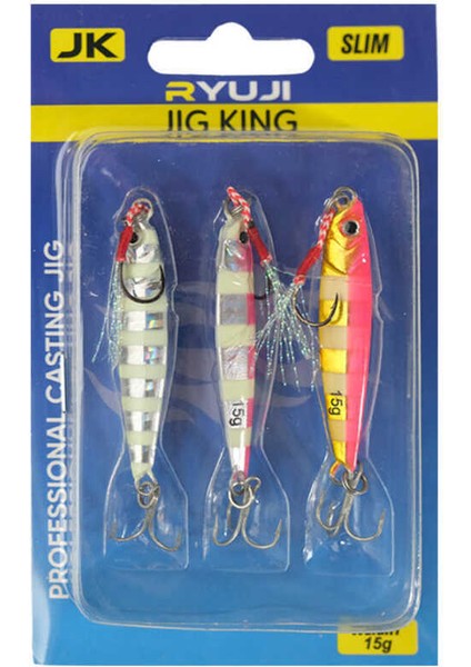 Jig King Zebra Mix (3 Adet) STANDART-10GR