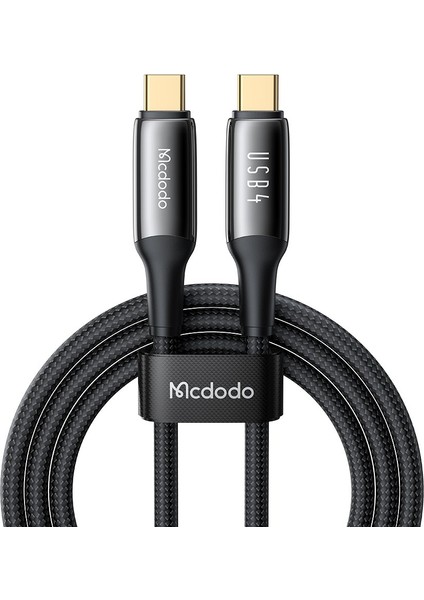 Ca -2990 240 W USB 4.0 Type C To Type C Şarj Kablosu -Siyah 1.2 M