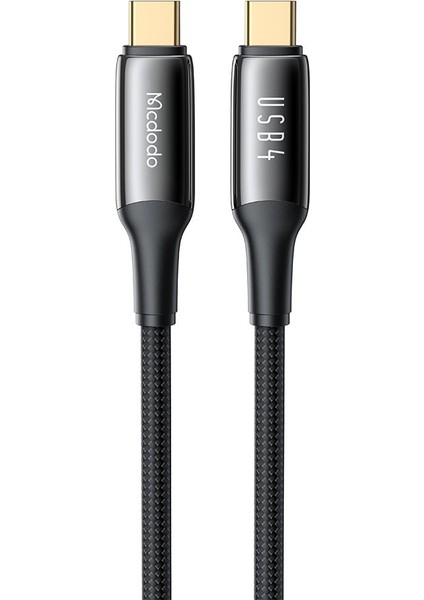Ca -2990 240 W USB 4.0 Type C To Type C Şarj Kablosu -Siyah 1.2 M