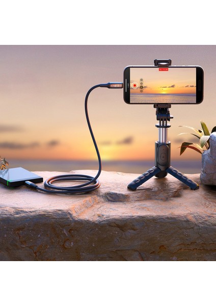 Ca -2990 240 W USB 4.0 Type C To Type C Şarj Kablosu -Siyah 1.2 M