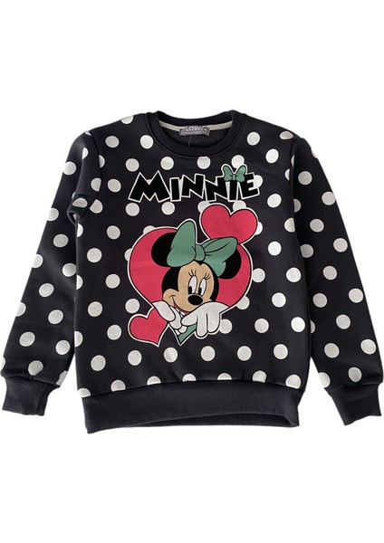 Kız Çocuk Pamuklu Şardonlu Minnie Karakterli Eşofman Takımı fiyatları