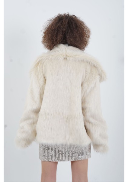 Ekru Suni Kürk Ceket indirimleri
