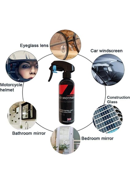 Cam Su Kaydırıcı - Glass Sealant 100 ml İngiltere'de Formül Edilmiştir 2 YIL Dayanım