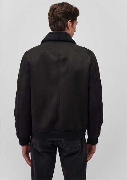 Mavi Erkek Siyah Suni Deri Ceket Regular Fit / Normal Kesim 0110450-900 fırsatları