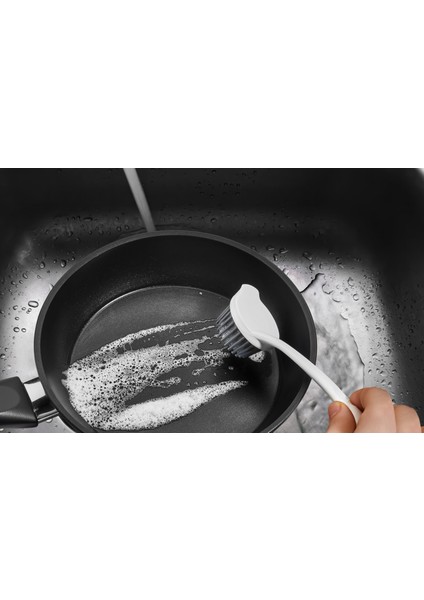 Teflon ve Granit Tava Tencere Fırçası Silikon Teflon Fırçası 718974