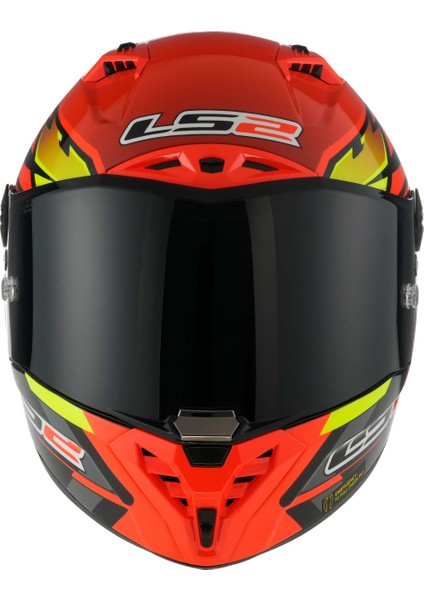 Thunder Karbon Gp Aero Fıre Kırmızı-Siyah Kask