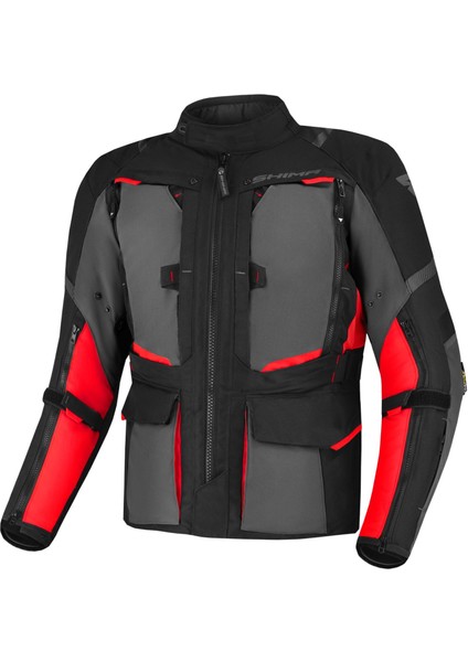 Shima Hero 2.0 Korumalı Motosiklet Montu Kırmızı