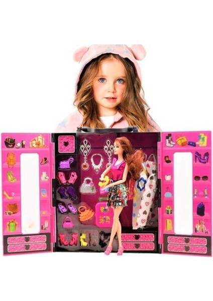 K Beauty Elbise Takı Gardrop Seti 30 Parça Gardolap Oyuncak modelleri