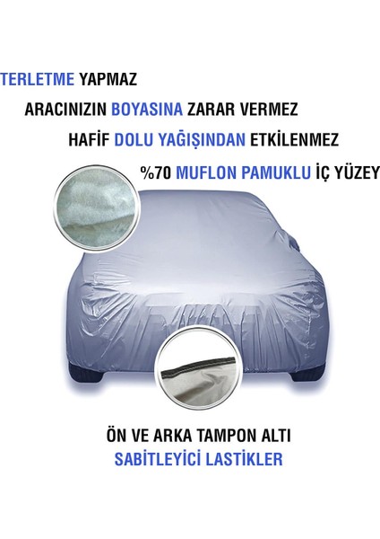 Coptiauto Hyundai I40 Branda Lüks %70 Müflonlu Doludan Etkilenmez No:9