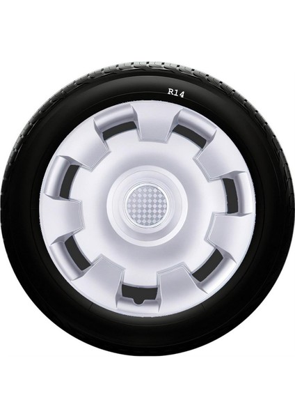 Sks Nissan Jant Kapağı 14 Inc Kırılmaz 1 Takım 4 Adet NO:206