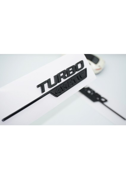 Turbo 4matic Siyah Çamurluk Yanı Logo Benz Ile Uyumlu