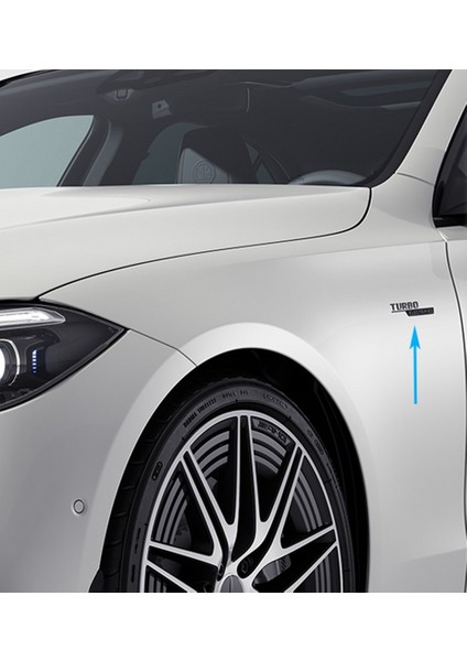 Turbo 4matic Siyah Çamurluk Yanı Logo Benz Ile Uyumlu