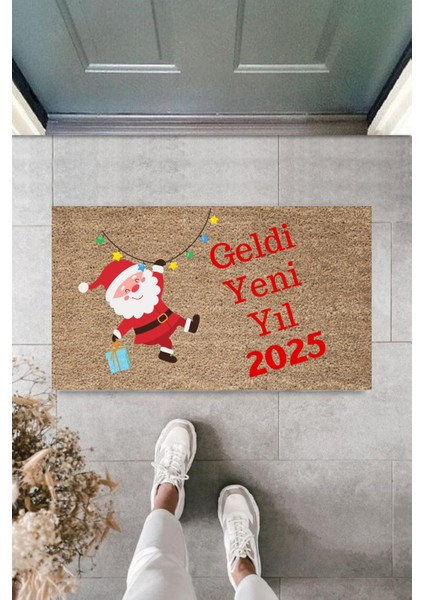 Kapı Önü Paspası Yeni Yıl 2025 Özel Tasarım Model 65