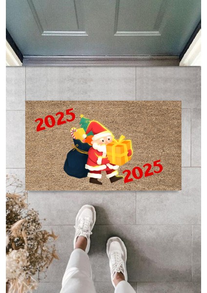 Kapı Önü Paspası Yeni Yıl 2025 Özel Tasarım Model 67