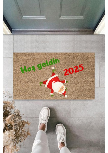 Kapı Önü Paspası Yeni Yıl 2025 Özel Tasarım Model 69