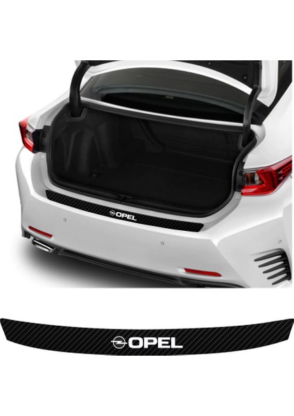 Opel Cascada Arka Tampon Karbon Sticker