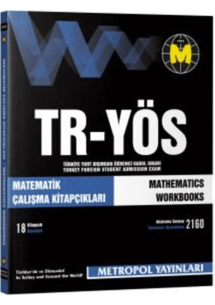 Metropol Yayınları Tr-YÖS Matematik Çalışma Kitapçıkları (18 Kitapçık)