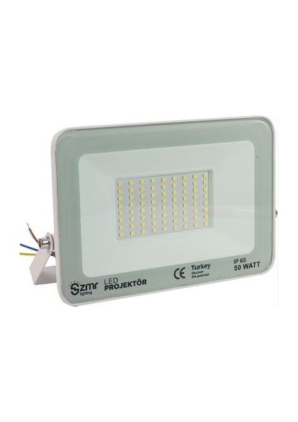 302/S 50 Watt - 220 Volt 6500K IP66 150 Işık Açısı - Siyah - Slim Kasa LED Projektör