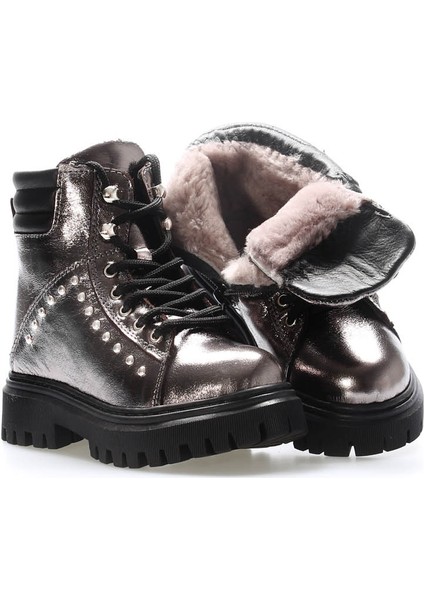 Deri Kürklü Unisex Çocuk Klasik Bot 612KFA1589-2