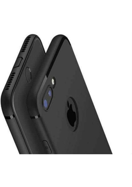 Apple iPhone 8 Plus Tıpalı Silikon Kılıf Siyah