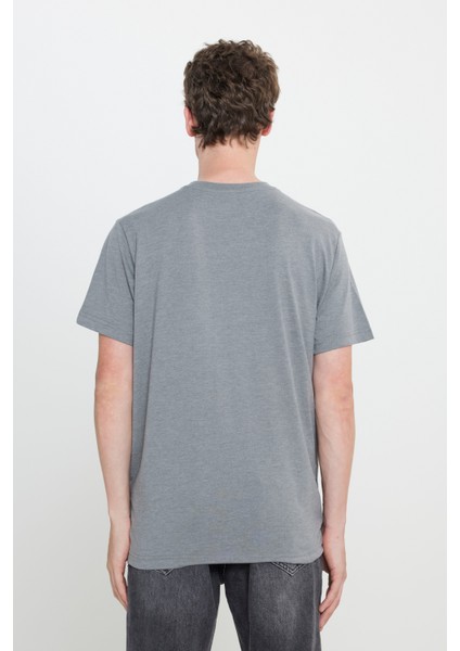 Regular Fit Normal Kesim Bisiklet Yaka Lacivert Tişört indirimleri