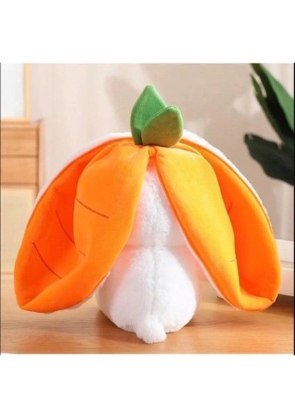 Sevgiliye Özel Hediye Çilek Tavşan Özel Tasarım- Peluş Tavşan Oyuncak 35 cm modelleri