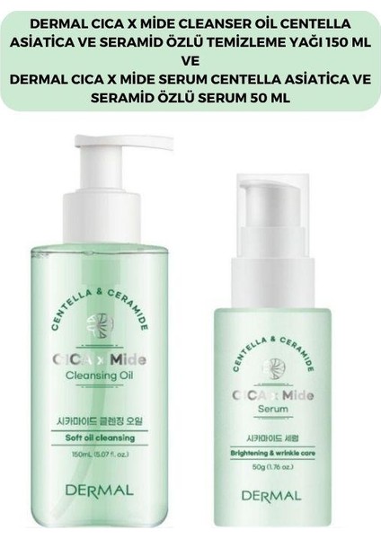 Cica X Mide Centella Asiatica Özlü Temizleme Yağı ve Serumu