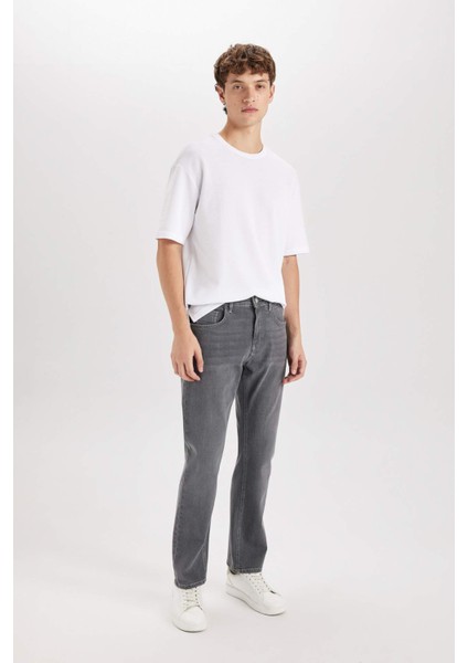 Sergio Regular Fit Normal Kalıp Normal Bel Boru Paça Jean Pantolon B7349Ax24Au