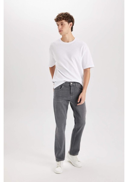 Sergio Regular Fit Normal Kalıp Normal Bel Boru Paça Jean Pantolon B7349Ax24Au