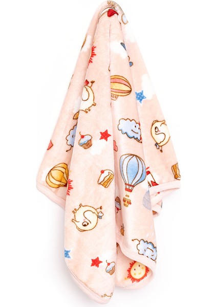 Bulut Güneş Desenli Battaniye