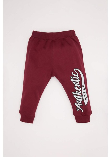 Erkek Bebek 2'li Takım Kapüşonlu Baskılı Sweatshirt Beli Lastikli Eşofman Altı D7692A524WN fiyatları