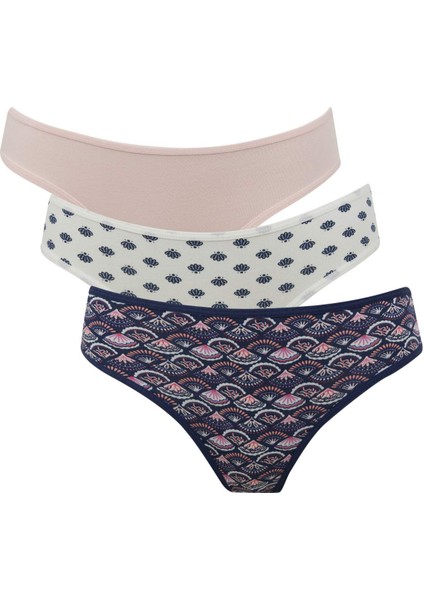 Fall in Love Desenli 3'lü Slip Külot E2477AX24WN
