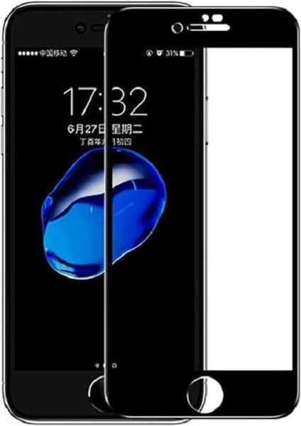 Apple iPhone 7 Plus 6d Temperli Ekran Koruyucu Cam Tam Kaplama