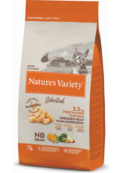 Natures Variety Cat Kitten No Grain Free Range Chicken 7 kg 13