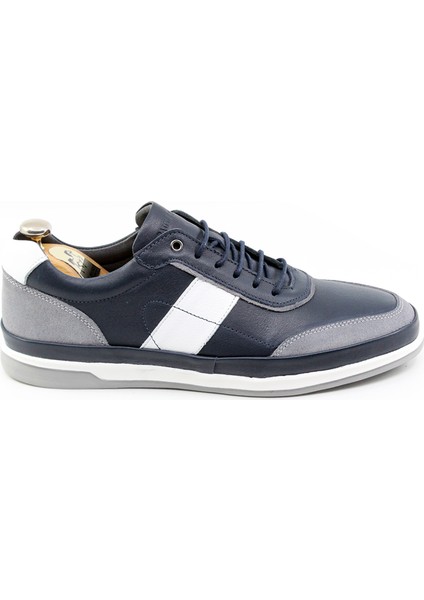 Deri Bağcıklı Lacivert Sneaker & Günlük Erkek Ayakkabı 24527 modelleri