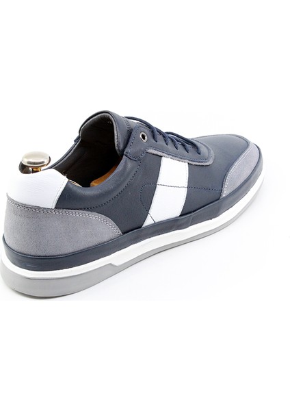Deri Bağcıklı Lacivert Sneaker & Günlük Erkek Ayakkabı 24527 fırsatları