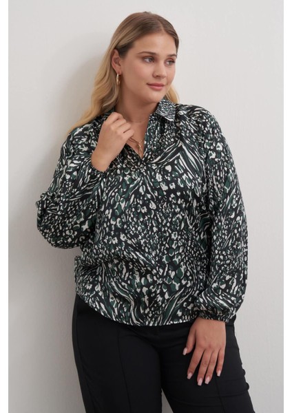 V Yaka Saten Bluz fiyatları