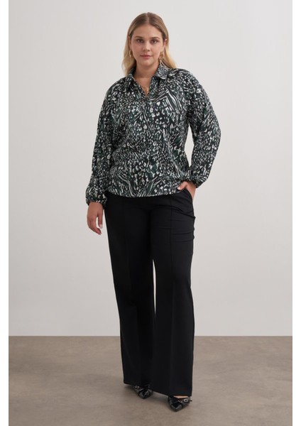 V Yaka Saten Bluz modelleri