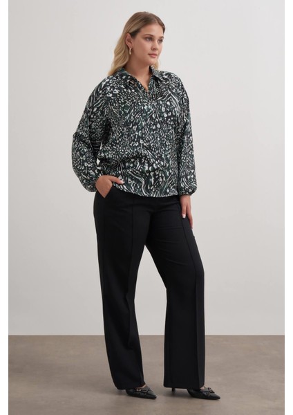 V Yaka Saten Bluz fırsatları