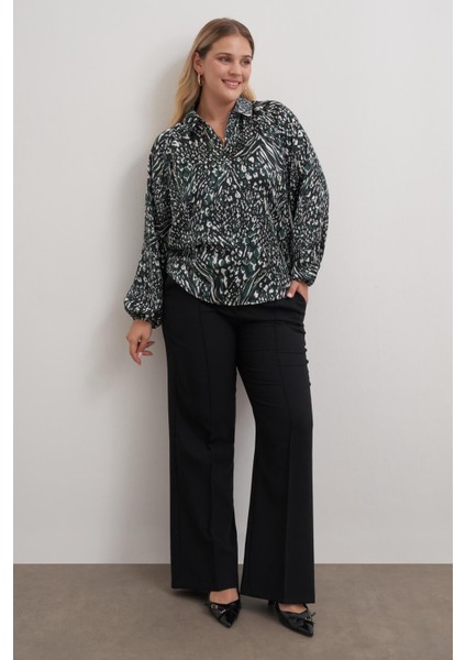 V Yaka Saten Bluz indirimleri