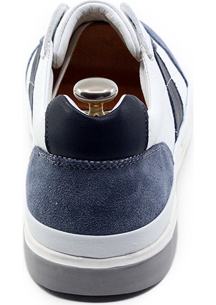 Deri Bağcıklı Beyaz Sneaker & Günlük Erkek Ayakkabı 24527 fırsatları