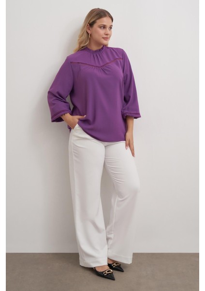 Dantel Şerit Detaylı Bluz fiyatları