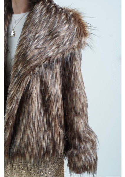 Rakun Suni Kürk Ceket modelleri