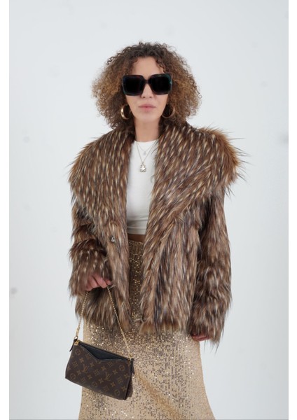 Rakun Suni Kürk Ceket fırsatları