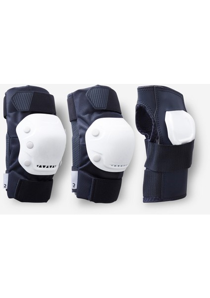 Oxelo Yetişkin Destek Seti - Paten - Koyu Mavi - 3X2 - FIT500