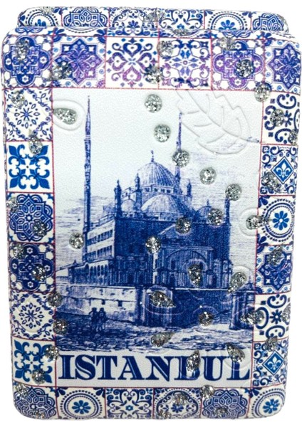 Galata Gift Şık Desenli, Taşlı, Çift Taraflı, Dikdörtgen, 8,5*6cm Boyutlu, Cep, Çanta, Makyaj Aynası fiyatları