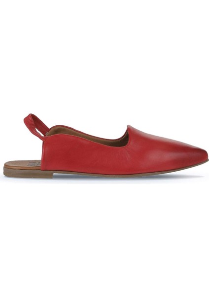 Kırmızı Deri Kadın Düz Sandalet 01Wy1802 01Wy1802 fiyatları