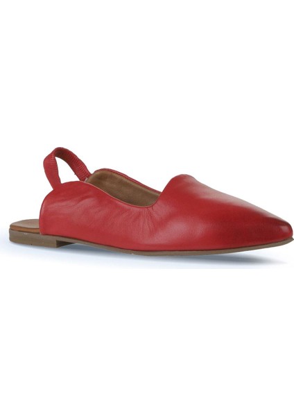 Kırmızı Deri Kadın Düz Sandalet 01Wy1802 01Wy1802 modelleri