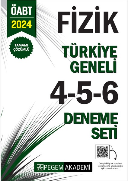 2024 KPSS ÖABT Fizik Tamamı Çözümlü Türkiye Geneli 4-5-6 (3'lü De