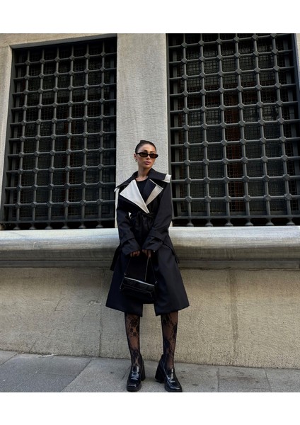 Adonis Oversize Cep Detaylı Trençkot 3526